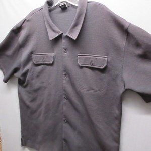 Nike ACG Button Down Men Extra Extra Large Shirt Outdoor Pocket Black Top
